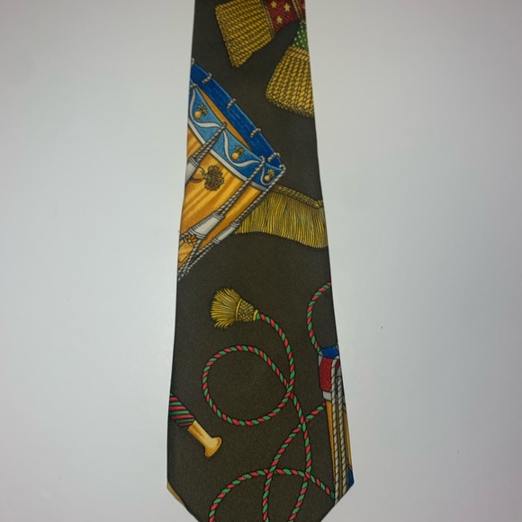 Hermes’ Silk Necktie - Picture 3 of 3
